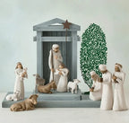 Nativity Set Reclaimed Barn Wood Handcrafted 20 Pieces