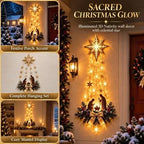 Nativity Wall Hanging Battery-Powered LED Lights