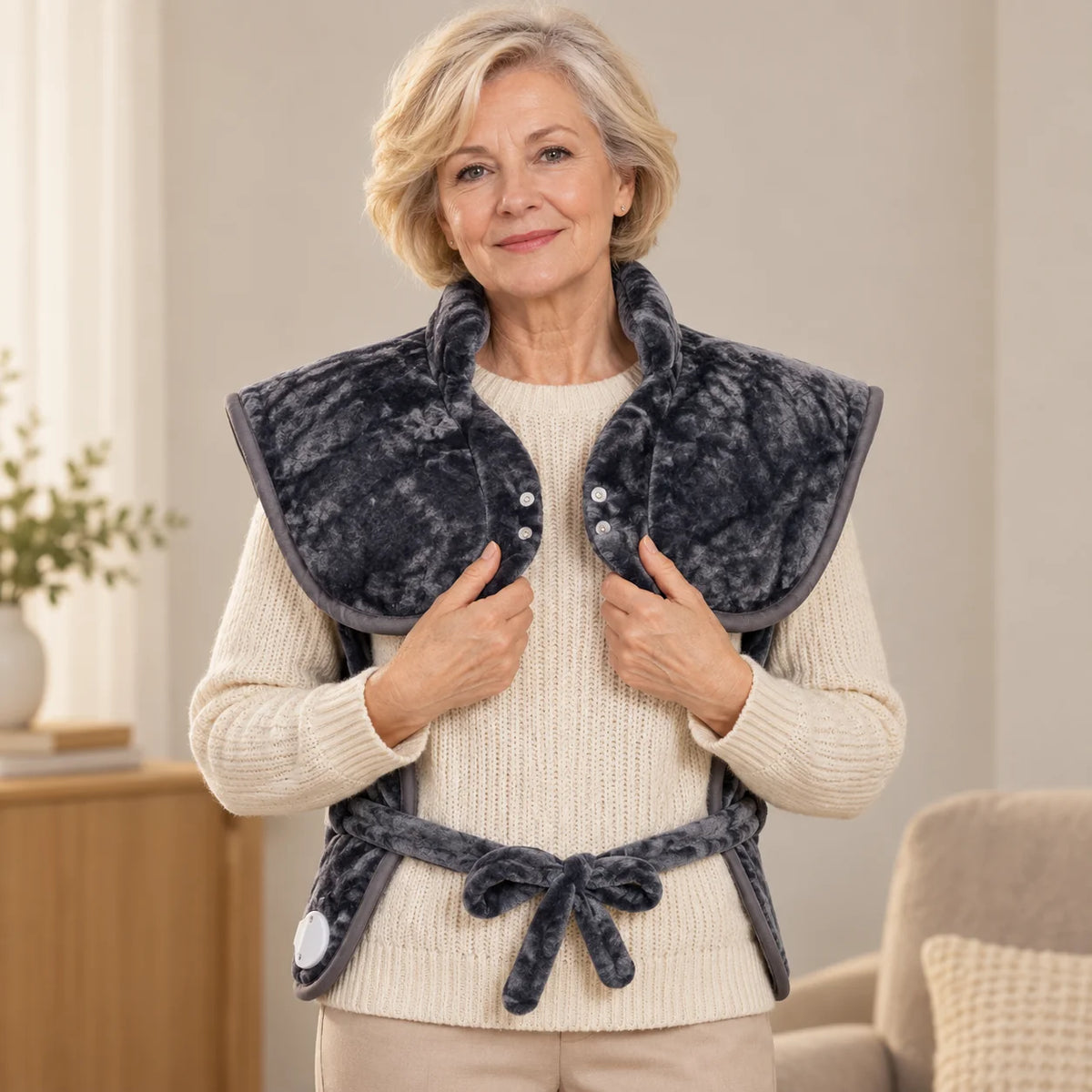Neck & Back Wrap Wide-Area Heat 6 Heat Settings