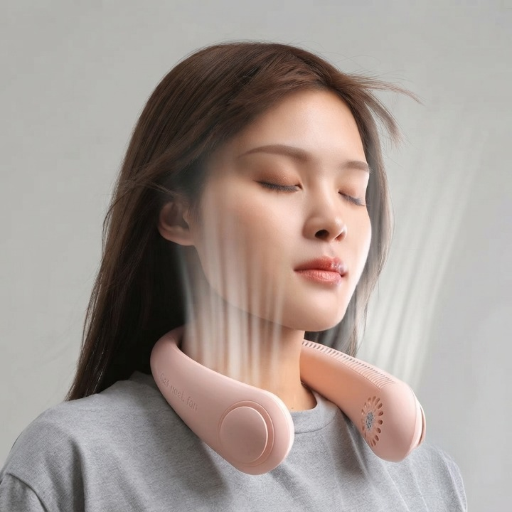 Neck Fan Hands-Free Bladeless Quiet USB Rechargeable