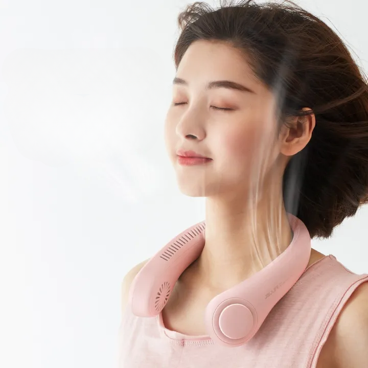 Neck Fan Hands-Free Bladeless Quiet USB Rechargeable