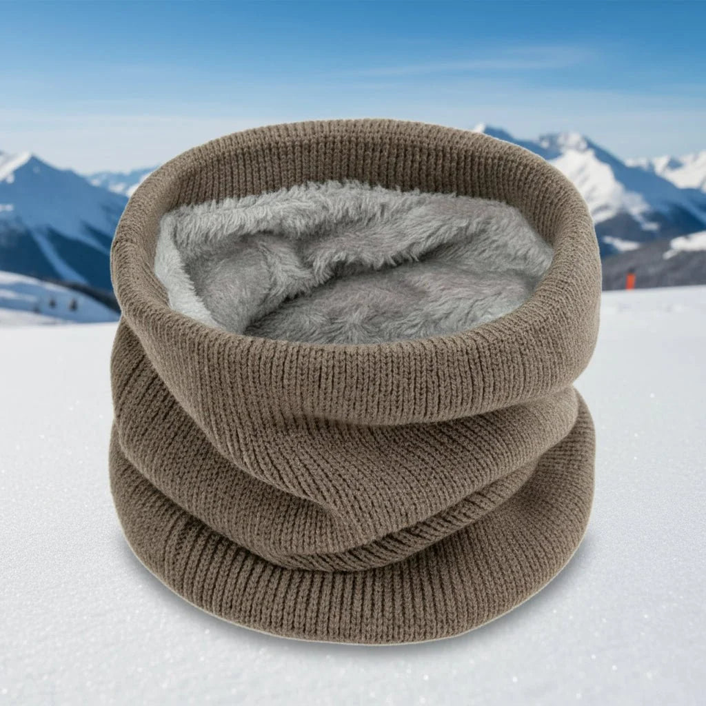 Neck Gaiter Thermal Knit Windproof Stretch Fit