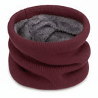 Neck Gaiter Thermal Knit Windproof Stretch Fit