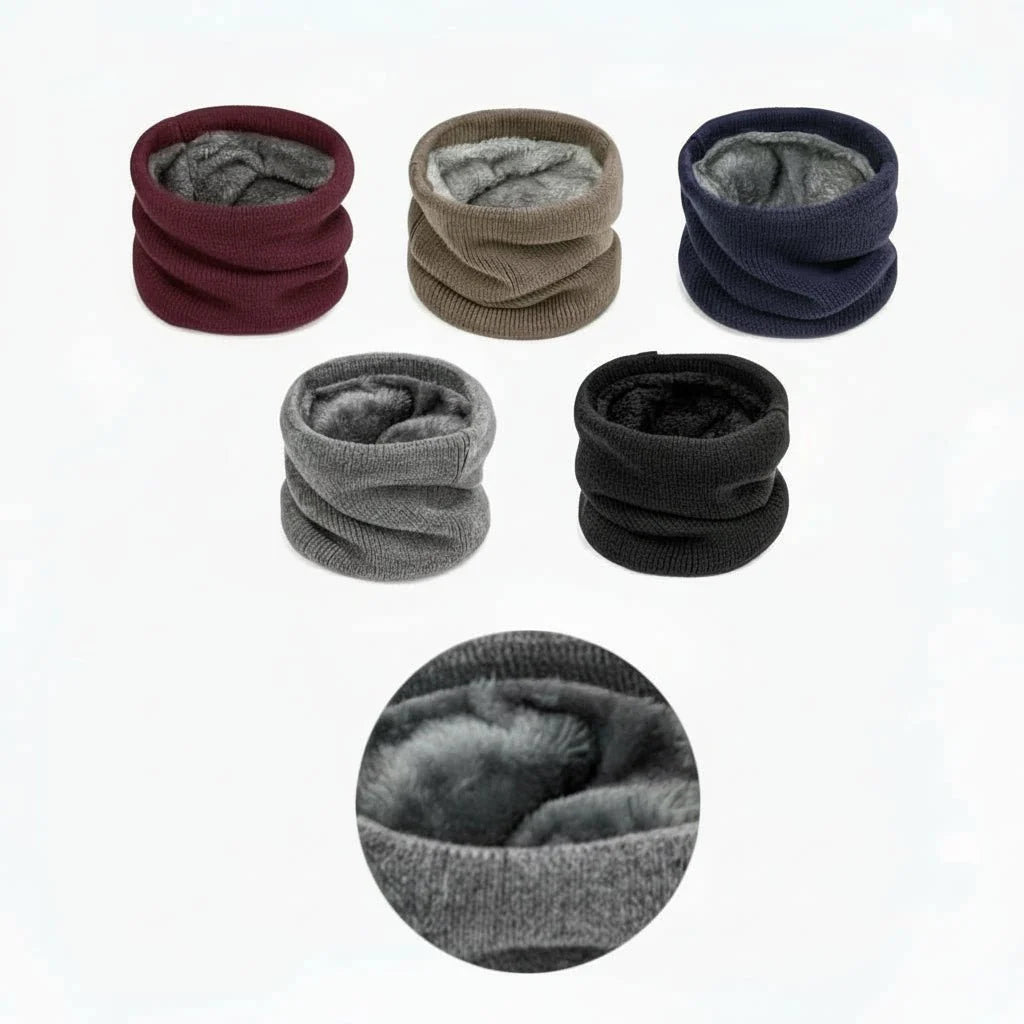 Neck Gaiter Thermal Knit Windproof Stretch Fit