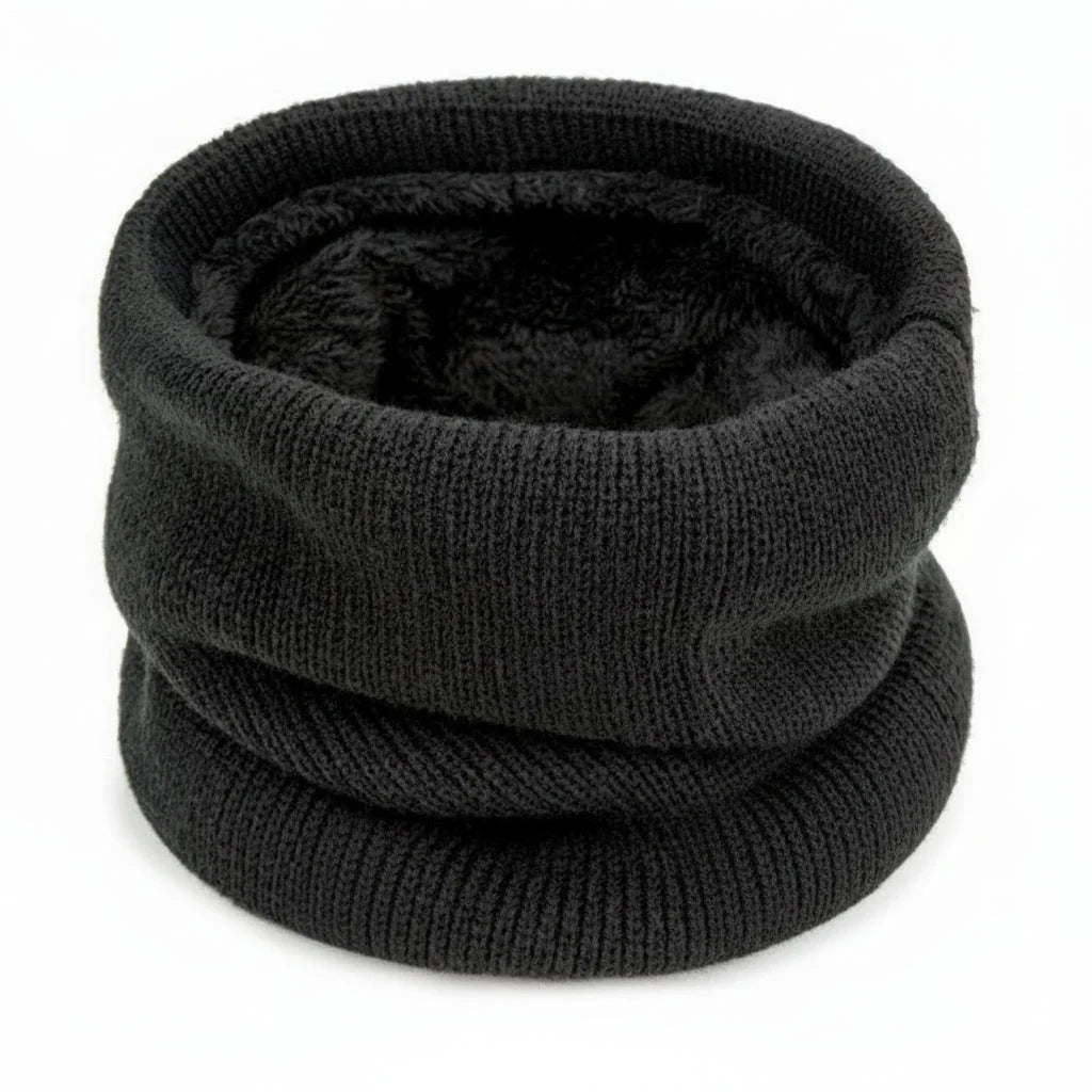Neck Gaiter Thermal Knit Windproof Stretch Fit