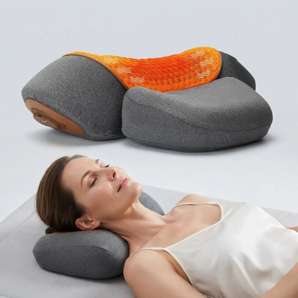 Neck Massager C-Shaped Heat & Vibration