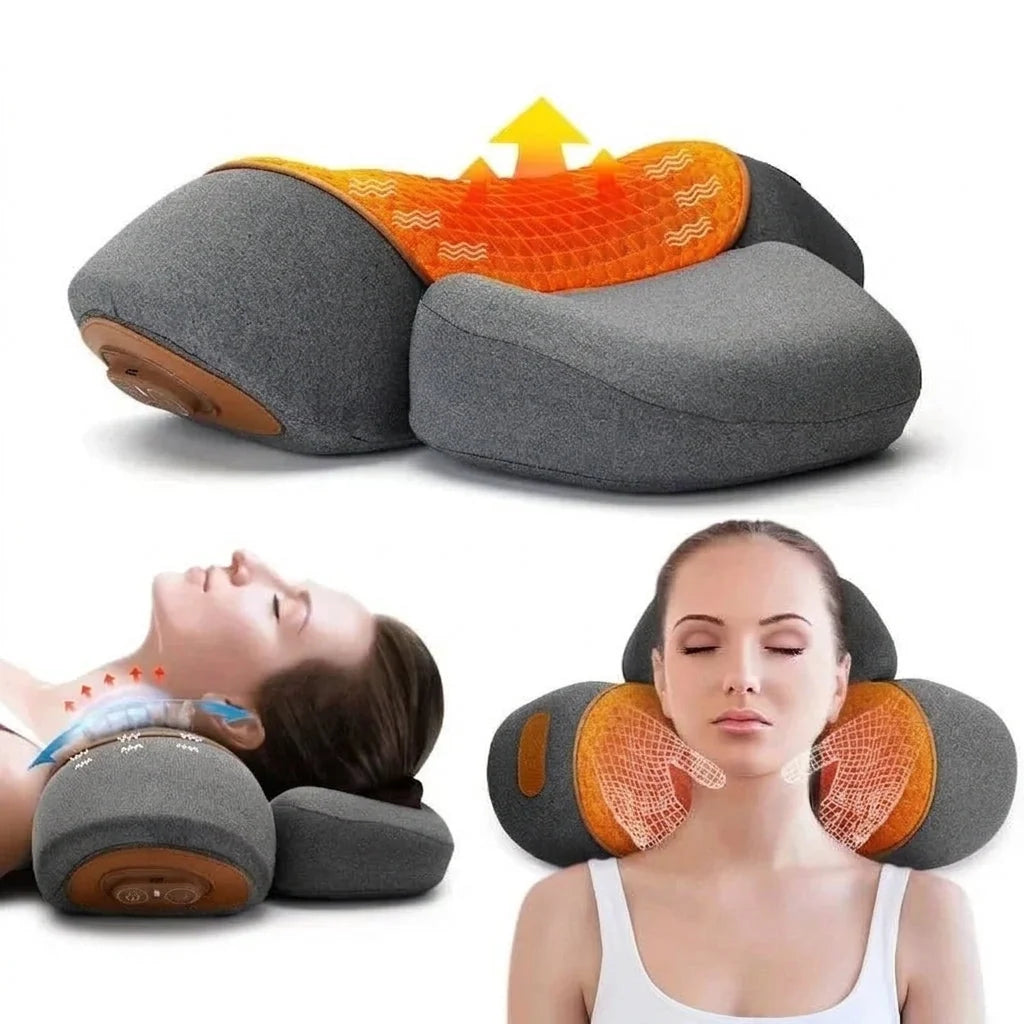 Neck Massager C-Shaped Heat & Vibration