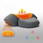 Neck Massager C-Shaped Heat & Vibration