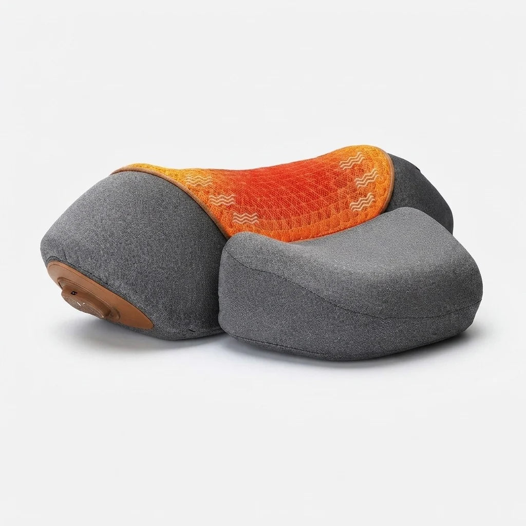 Neck Massager C-Shaped Heat & Vibration