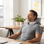 Neck Massager Vibration Heat Therapy Portable Design