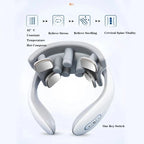 Neck Massager Vibration Heat Therapy Portable Design