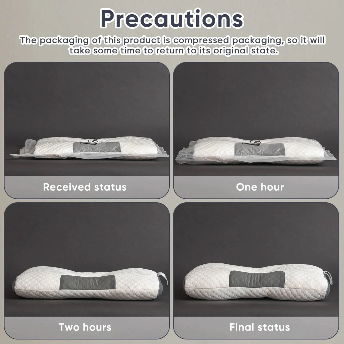 Neck Pillow Adjustable Foam Machine-Washable Cover