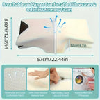 Neck Pillow Contoured Memory Foam Ergonomic Support for All Sleep Positions