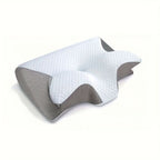 Neck Pillow Contoured Memory Foam Ergonomic Support for All Sleep Positions