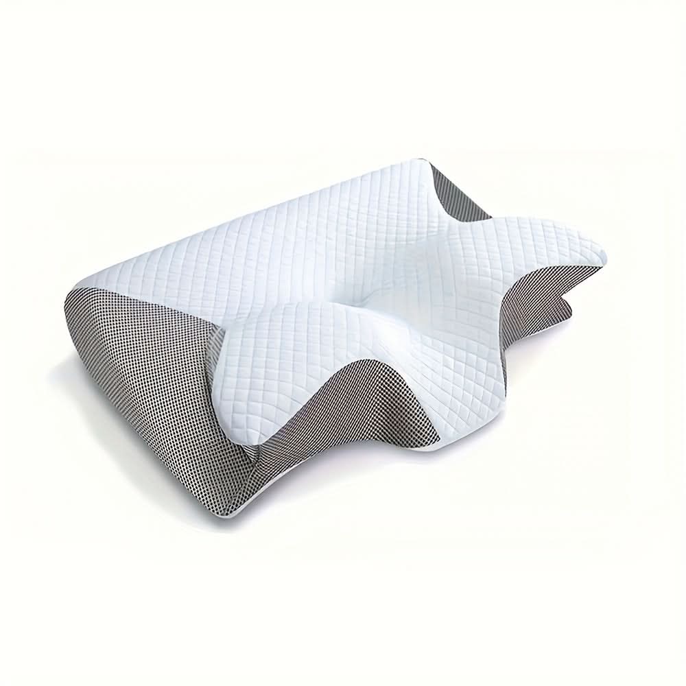 Neck Pillow Contoured Memory Foam Ergonomic Support for All Sleep Positions