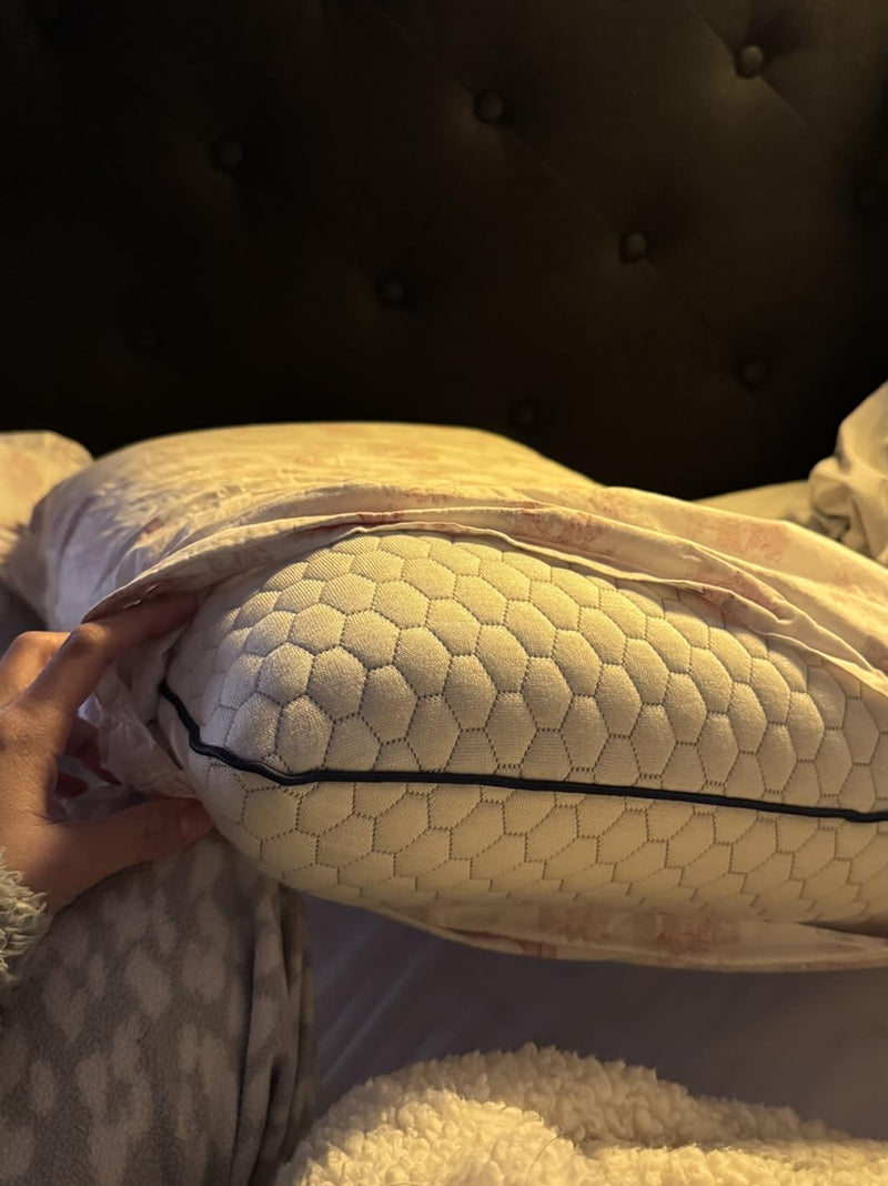 Neck Pillow Memory Foam Cooling Gel-Infused