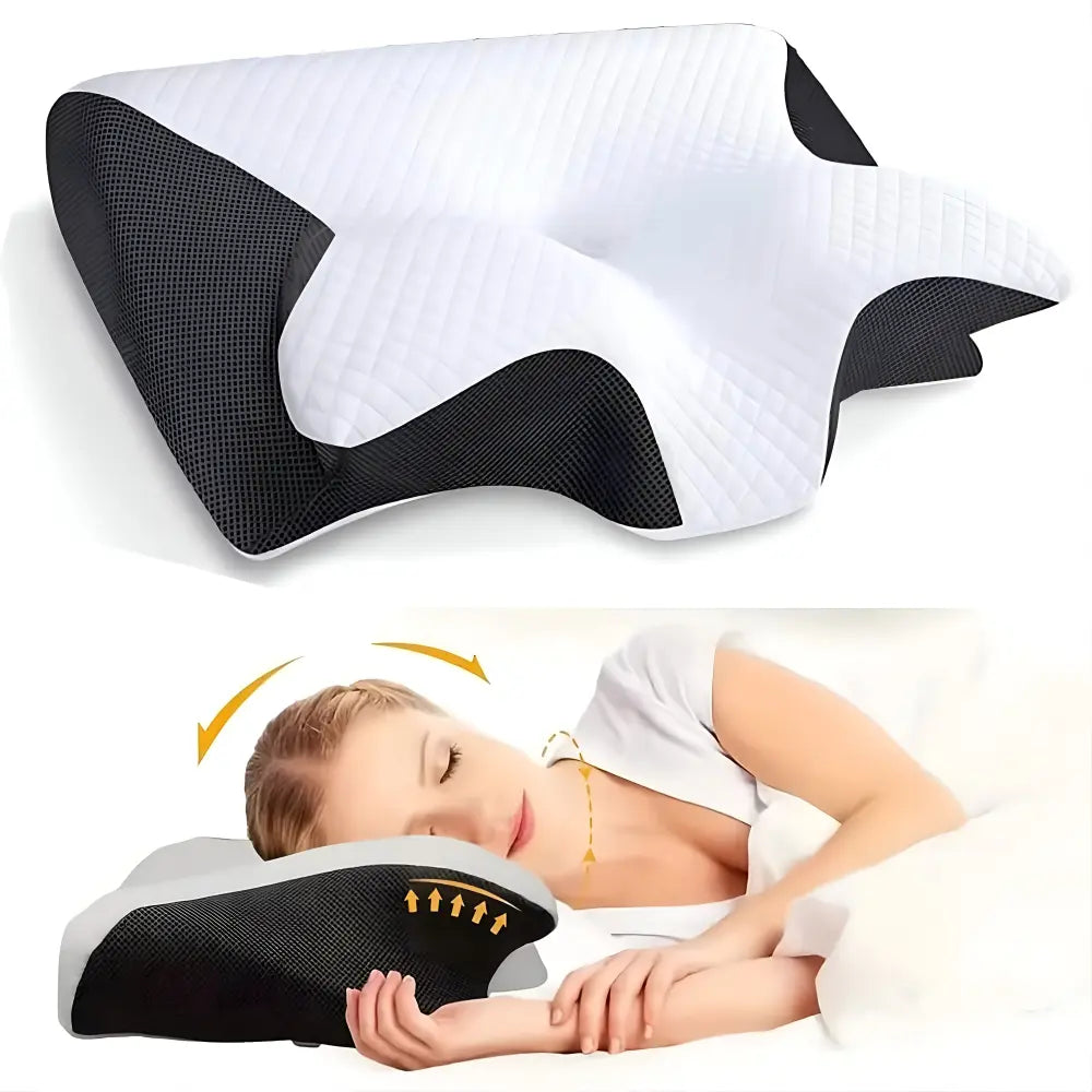 Neck Pillow Orthopedic Memory Foam Removable Cover