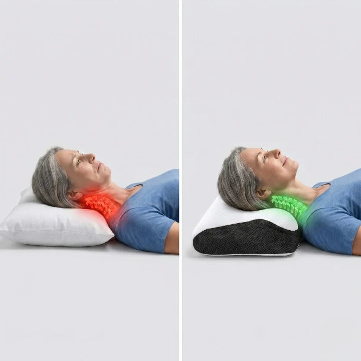 Neck Pillow Orthopedic Memory Foam Removable Cover