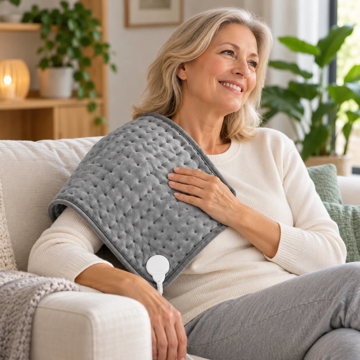 Neck & Shoulder Heating Pad 9-Level Heat Washable Fleece