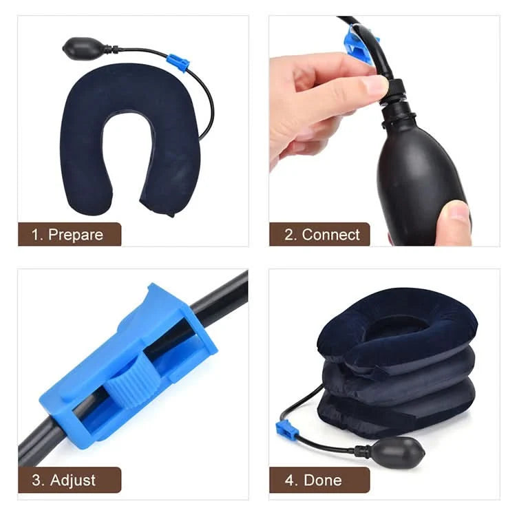 Neck Stretcher Inflatable & Adjustable Portable