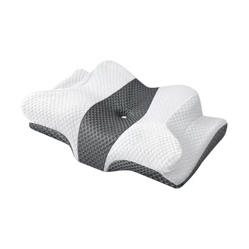 Neck Support Pillow Butterfly Contoured Memory Foam Core