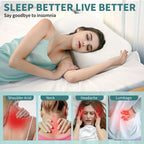 Neck Support Pillow Ergonomic Memory Foam Cooling Fabric