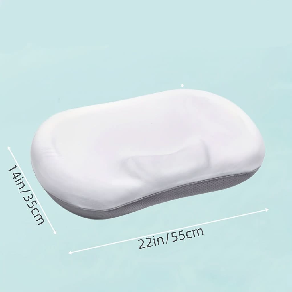 Neck Support Pillow Ergonomic Memory Foam Cooling Fabric