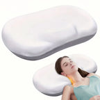 Neck Support Pillow Ergonomic Memory Foam Cooling Fabric