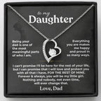 Necklace Gift Set Cubic Zirconia Pendant Message Card