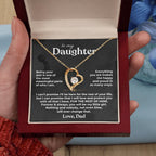 Necklace Gift Set Cubic Zirconia Pendant Message Card