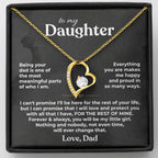 Necklace Gift Set Cubic Zirconia Pendant Message Card
