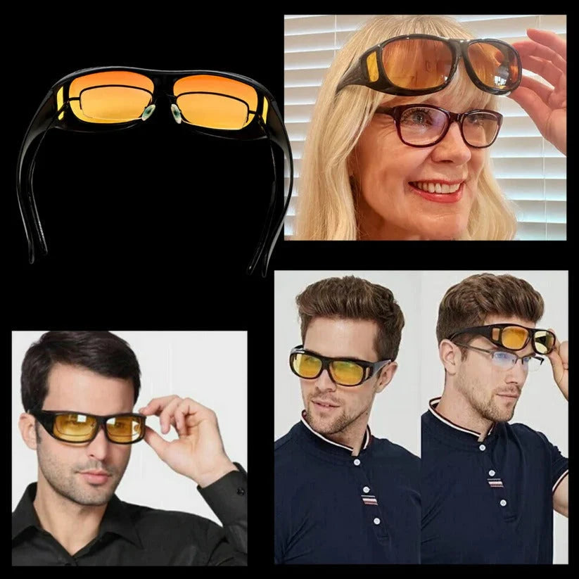 Night Driving Glasses Polarized Over Prescription Fit