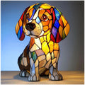 Night Light Dog-Shaped Warm LED USB Powered