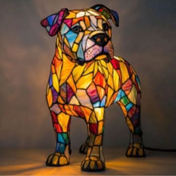 Night Light Dog-Shaped Warm LED USB Powered