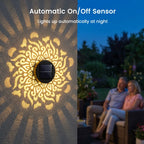 Night Light Projector Solar-Powered Mandala Weatherproof