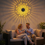 Night Light Projector Solar-Powered Mandala Weatherproof