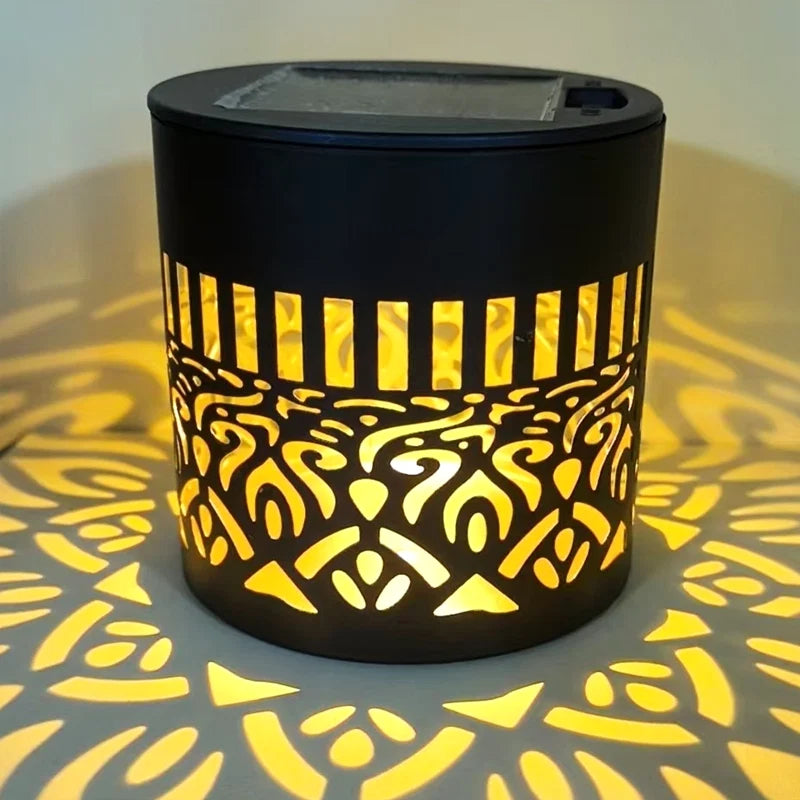 Night Light Projector Solar-Powered Mandala Weatherproof
