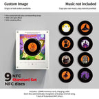 Night Light Rotating Vinyl Disc NFC Activated Magnetic Mount