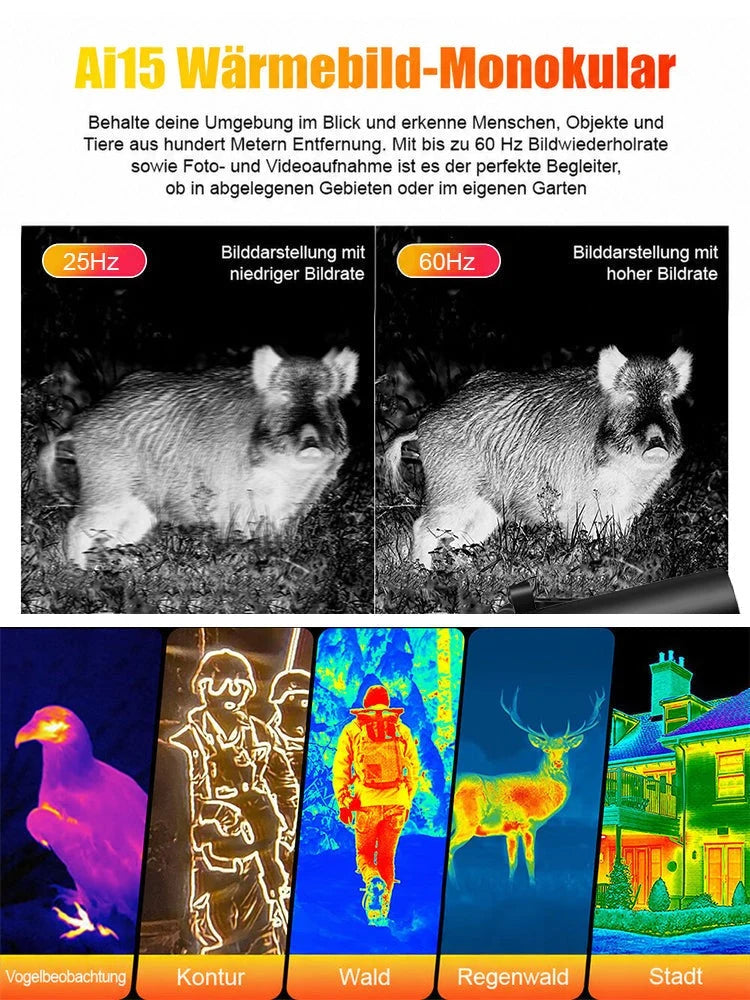 Night Vision Device HD Display 9x Magnification 10-Hour Battery Life