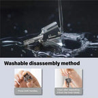 Nose And Ear Hair Trimmer Manual Stainless Steel Compact Design