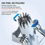 Nose And Ear Hair Trimmer Manual Stainless Steel Compact Design
