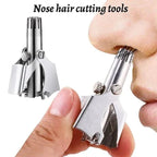 Nose And Ear Hair Trimmer Manual Stainless Steel Compact Design