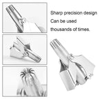 Nose And Ear Hair Trimmer Manual Stainless Steel Compact Design
