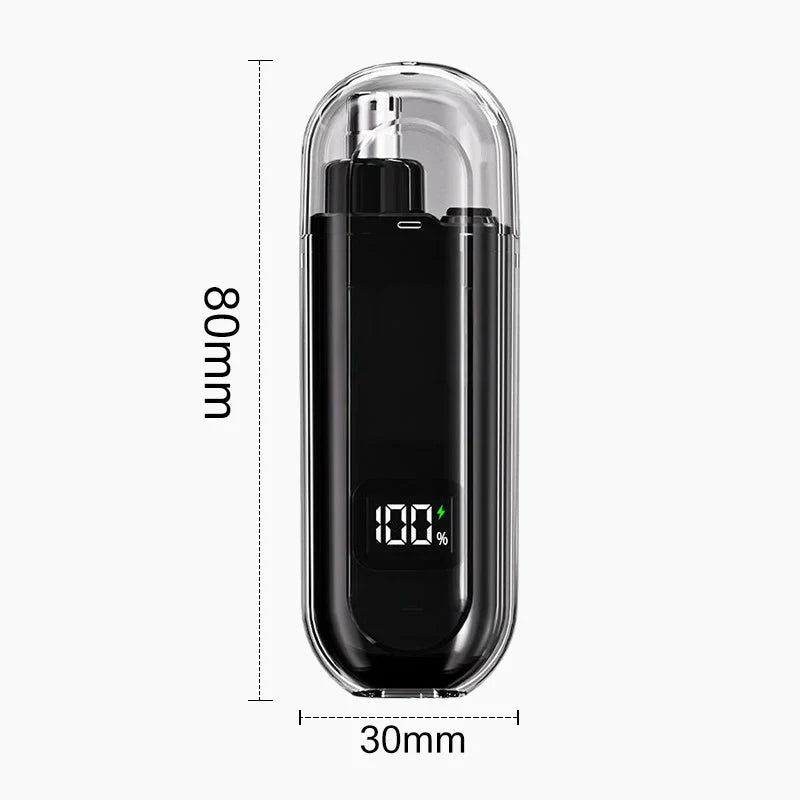 Nose & Ear Trimmer Waterproof USB-C Rechargeable LED Display