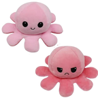 Octopus Plush Reversible Happy & Sad Faces Cotton Fabric