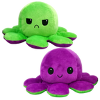 Octopus Plush Reversible Happy & Sad Faces Cotton Fabric