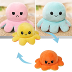 Octopus Plush Reversible Happy & Sad Faces Cotton Fabric