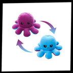 Octopus Plush Reversible Happy & Sad Faces Cotton Fabric