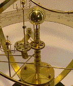 Orrery Model Moving Brass Gears 9 Planets
