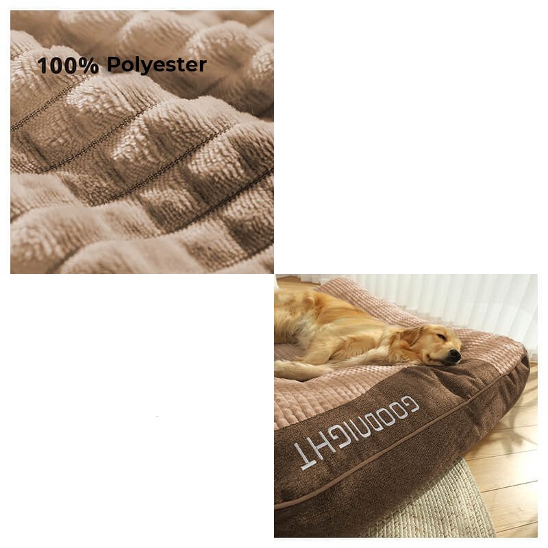 Orthopedic Dog Bed Raised Bolster Removable Washable Cover